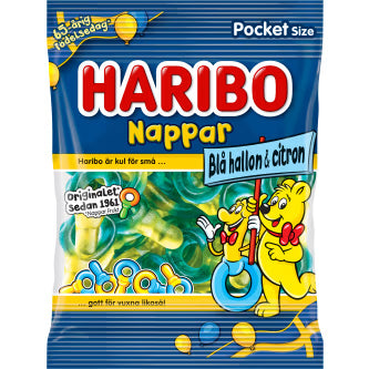 Haribo Pacifiers Blueberry & Lemon – Sweet & Zesty Gummy Candy