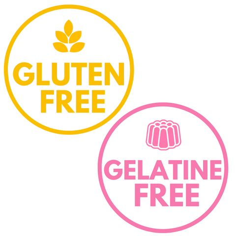 GLUTEN-FREE & GELATIN-FREE