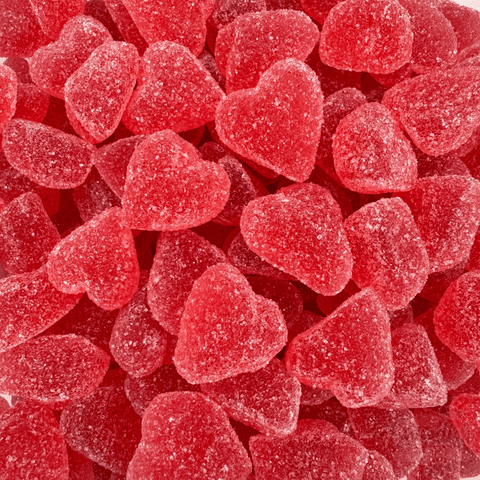 Aroma Red Hearts Sugared
