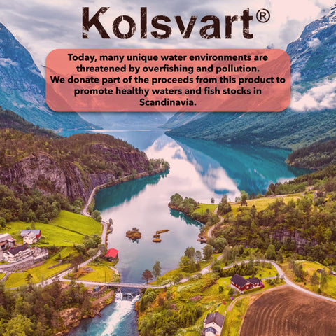 Kolsvart Sour Raspberry Candy Fish