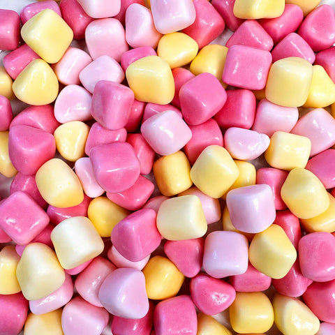 Candy Coated Marshmallow Hearts