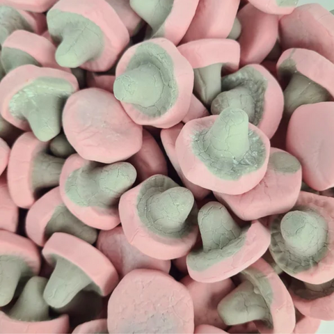 Franssons Raspberry Licorice Mushrooms