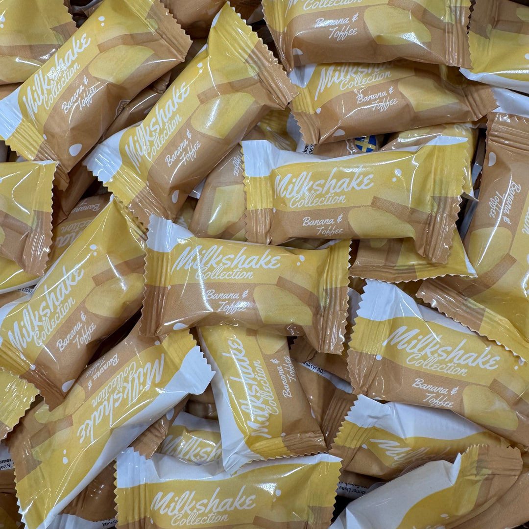 Milkshake Collection Banana & Toffee – Swedish Candy Land