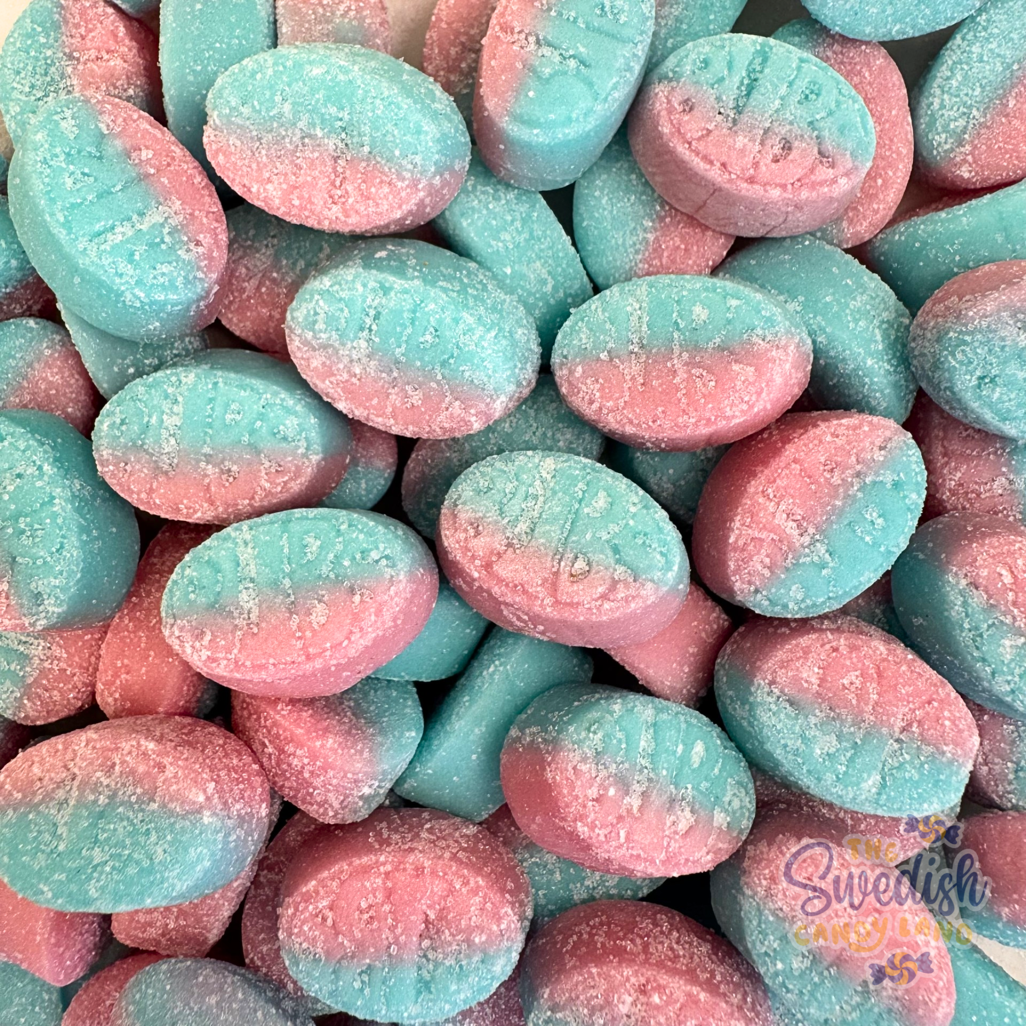 Bubs Raspberry/Blueberry Ovals Mini | Fruity Candy Joy – Swedish Candy Land