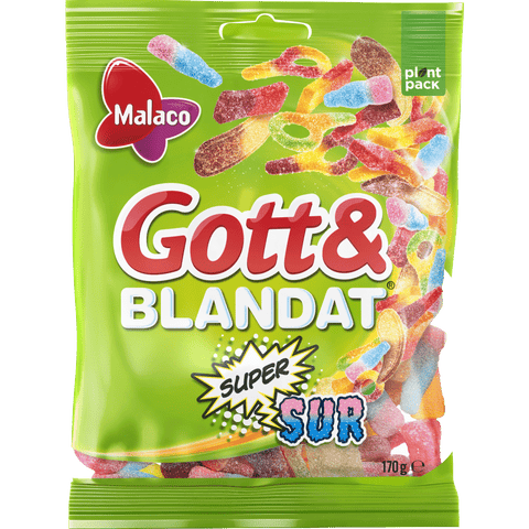 Malaco Gott & Blandat Supersour